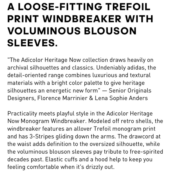 Adidas monogram windbreaker - Picture 11 of 14